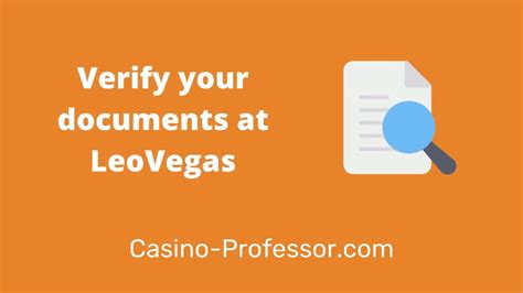 Verify Your Documents at LeoVegas .